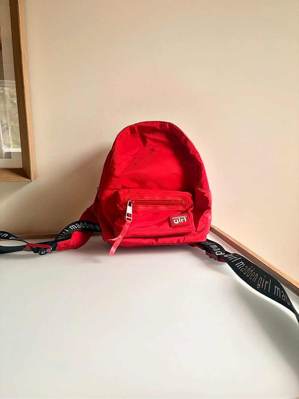Madden Girl Red Backpack